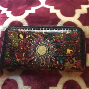 Sakroots artist circle slim wallet